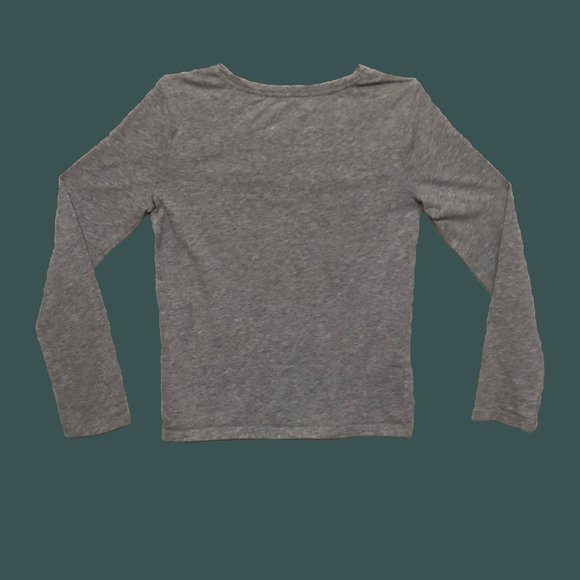 GAP KIDS, Medium, Long Sleeve Shirts, Gray, Age 8-10 - Picture 3 of 5